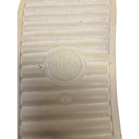 Guess Womens Sequin Slides Sandals Size 7 Gold Slip-On - Picture 4 of 4